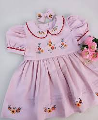 2025 Summer New Girls Embroidered Dress Cute Casual Floral Style